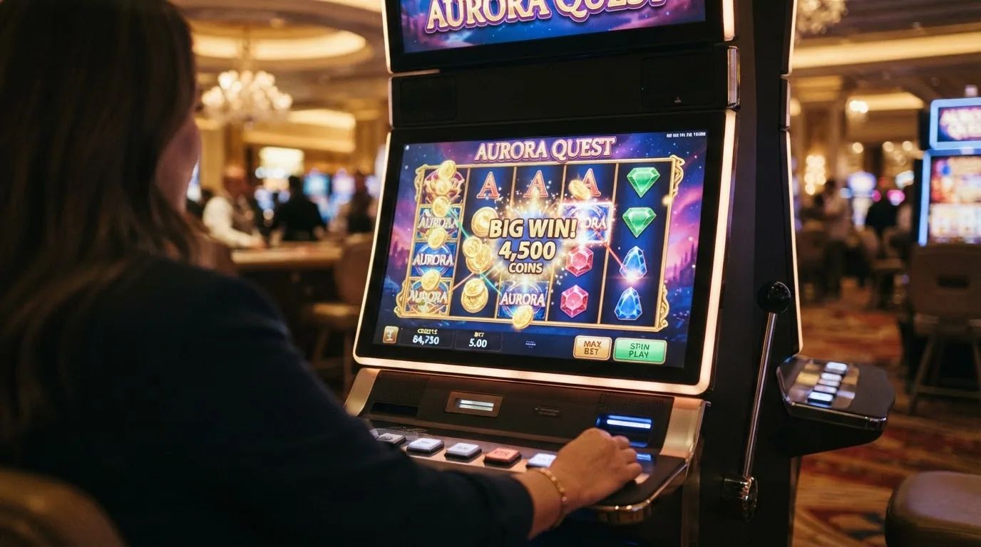 Captura de pantalla de la slot Gates of Octavius con sus rodillos y la interfaz de juego de Casino Barcelona